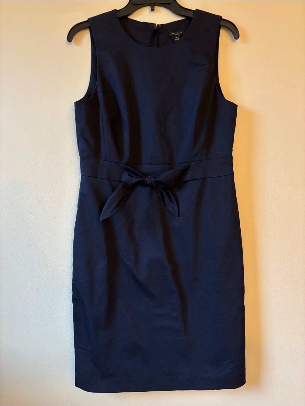 Ann Taylor Petite Navy sleeveless dress size 8P